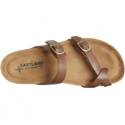 Eastland TiogoToe Loop Sandal - Womens Natural -Rogan‘s Shoes shop EA 377229 NAT3
