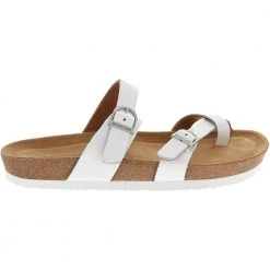 Eastland TiogoToe Loop Sandal - Womens White