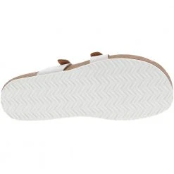 Eastland TiogoToe Loop Sandal - Womens White -Rogan‘s Shoes shop EA 377229 WHT4