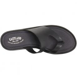 Eastland Laurel Flip Flops - Womens Black -Rogan‘s Shoes shop EA 3859 02M BLK3