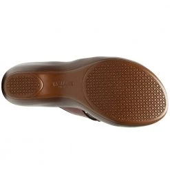 Eastland Poppy Slide Sandals - Womens Mahogany -Rogan‘s Shoes shop EA 3860 79M MAH4