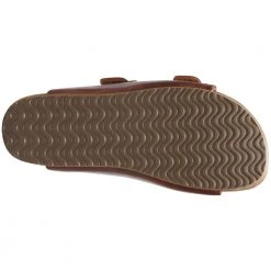 Eastland Womens Cambridge 2 Strap Sandals Walnut -Rogan‘s Shoes shop EA 3865 79M WAL4