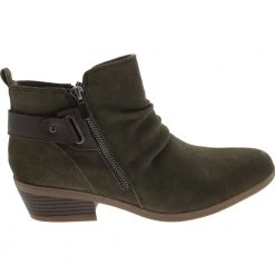 Earth Origins Colette Callista Ankle Boots - Womens Olive