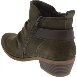 Earth Origins Colette Callista Ankle Boots - Womens Olive -Rogan‘s Shoes shop EO 207436W OLI3