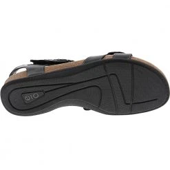 Earth Origins Bria Sandals - Womens Black -Rogan‘s Shoes shop EO 207771W BLK4