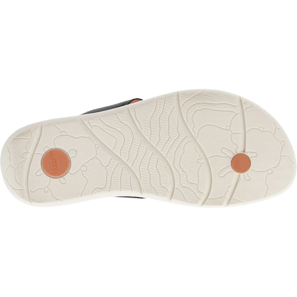 Earth Origins Dania Flip Flops Womens Sandals Black 4 Earth Origins Dania Flip Flops Womens Sandals Black - Image 4