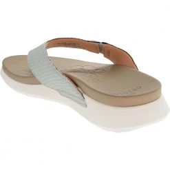 Earth Origins Dania Flip Flops Womens Sandals Dusty Blue -Rogan‘s Shoes shop EO 7255843 BLU3