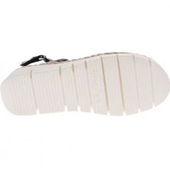 Franco Sarto Jinxy Sandals - Womens Black -Rogan‘s Shoes shop FC JINXY BLK4