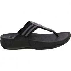 FitFlop Walk Star Toe Post Flip Flops - Womens Black