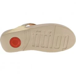FitFlop Lulu Glitz Toe Post Flip Flops - Womens Gold -Rogan‘s Shoes shop FF ET9 090 GLD4