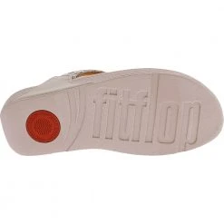 FitFlop Lulu Art Denim Flip Flops - Womens Lilac -Rogan‘s Shoes shop FF FB2 090 LIL4