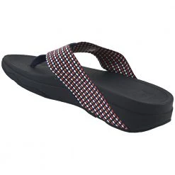 FitFlop Surfa Webbing Flip Flops - Womens Navy -Rogan‘s Shoes shop FF H84 001 NVY3