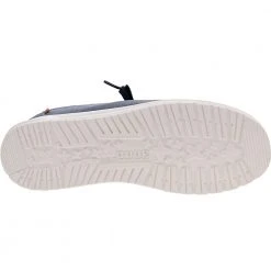 Hey Dude Wendy Chambray Slip On Casual Shoes - Womens Navy -Rogan‘s Shoes shop HD 21410522 NVY4