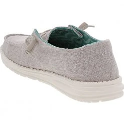 Hey Dude Wendy Chambray Slip On Casual Shoes - Womens Tan -Rogan‘s Shoes shop HD 21410522 TAN3