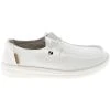 Hey Dude Wendy Chambray Slip On Casual Shoes - Womens Chambray White
