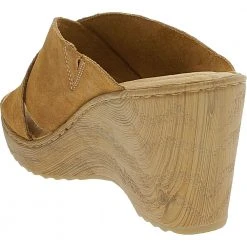 Born Nora Sandals - Womens Tan Camel Suede -Rogan‘s Shoes shop HH 36137 TAN3