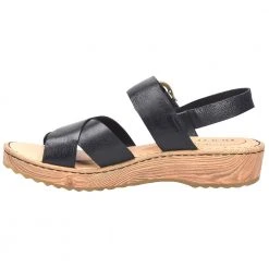 Born Aida Sandals - Womens Black -Rogan‘s Shoes shop HH 36903 BLK3