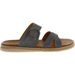 Born Caite Sandals - Womens Dark Jeans Suede