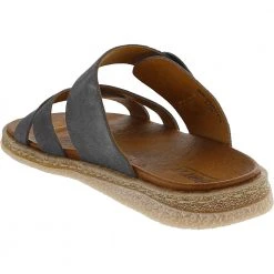 Born Caite Sandals - Womens Dark Jeans Suede -Rogan‘s Shoes shop HH 37037 BLU3