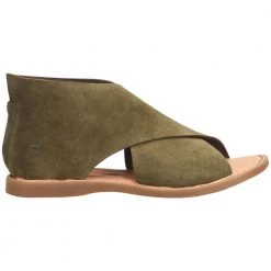 Born Iwa Sandals - Womens Army Green Suede