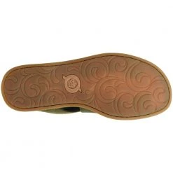 Born Iwa Sandals - Womens Army Green Suede -Rogan‘s Shoes shop HH F78006 GRN4