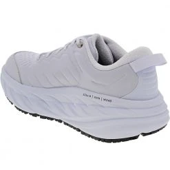 Hoka One One Bondi Sr Walking Shoe - Womens White -Rogan‘s Shoes shop HK 1110521 WHT3