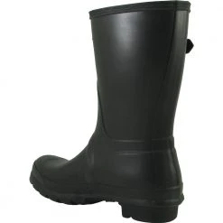 Hunter Original Short Rain Boots - Womens Black -Rogan‘s Shoes shop HN 1000SRMA BLK3