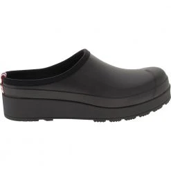 Hunter Original Play Clog Slip On Casual Shoes - Womens Black