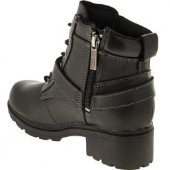 Harley Davidson Boots Harley Davidson Tegan Motorcycle Boots Black -Rogan‘s Shoes shop HR 84424 BLK3