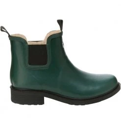 JBU Chelsea Rain Boot Womens Rubber Boots Hunter Green