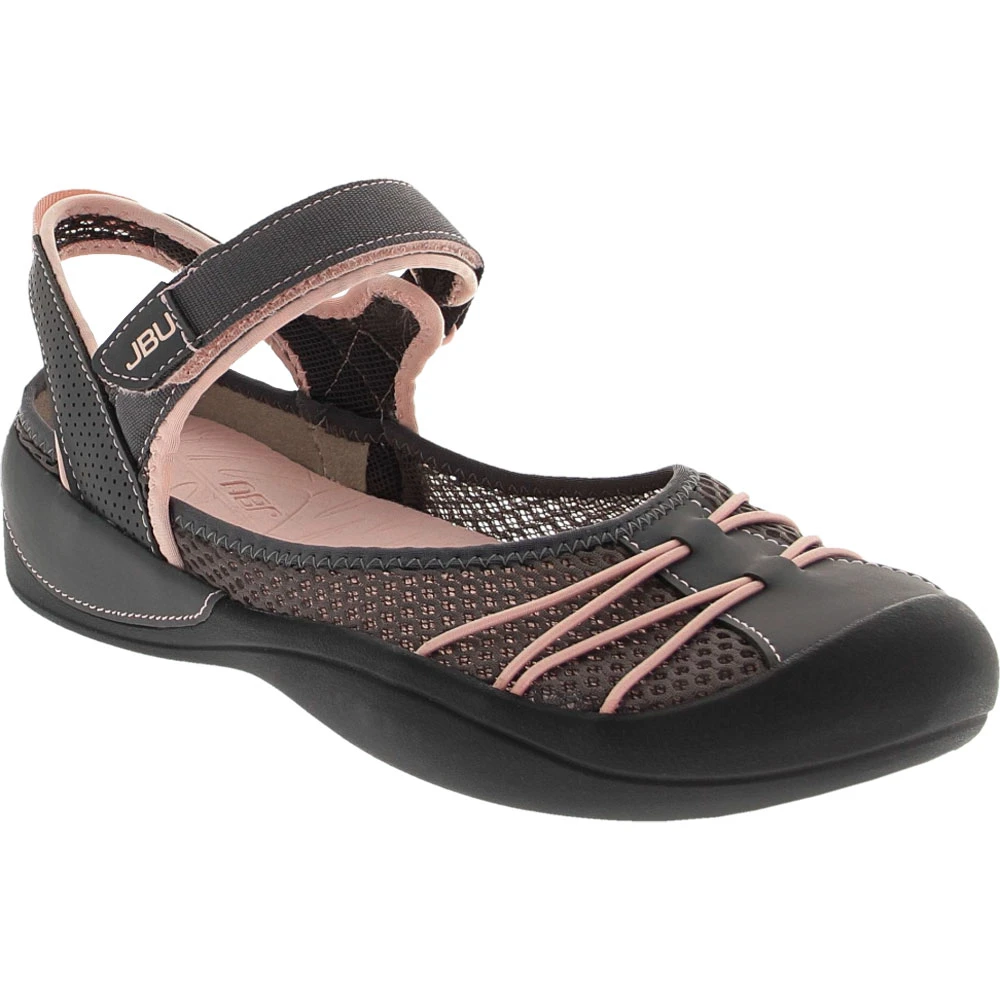 JBU Tulip Eco Vegan Slip On Casual Shoes - Womens Charcoal 2 JBU Tulip Eco Vegan Slip On Casual Shoes - Womens Charcoal - Image 2