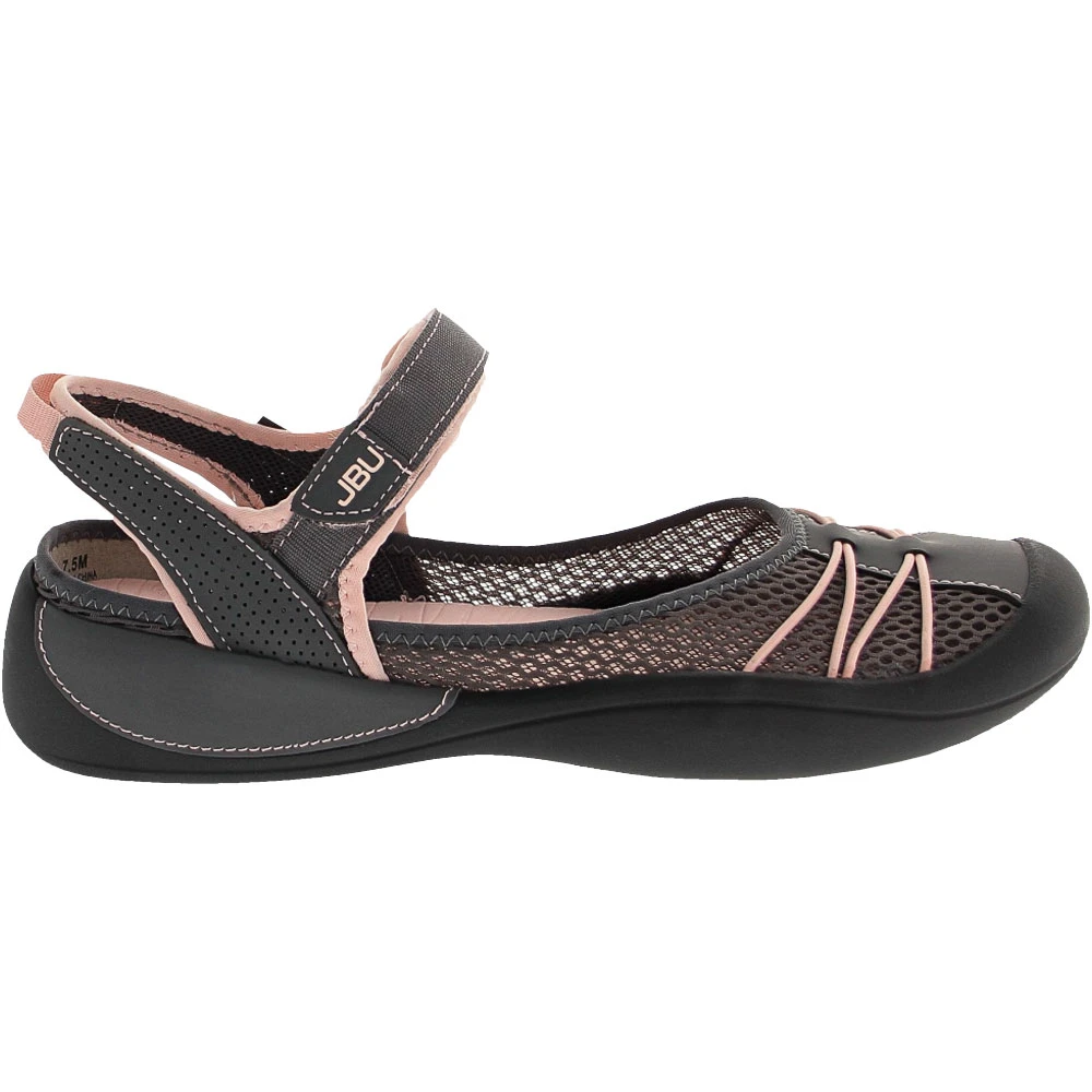 JBU Tulip Eco Vegan Slip On Casual Shoes - Womens Charcoal 1 JBU Tulip Eco Vegan Slip On Casual Shoes - Womens Charcoal