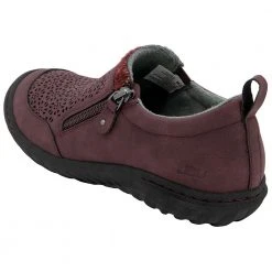 JBU Amber Slip On Casual Shoes - Womens Burgundy -Rogan‘s Shoes shop JB B2AMB BUR3