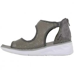 JBU Margot Sandals - Womens Light Grey Snake -Rogan‘s Shoes shop JB B2MRT01 LGS3