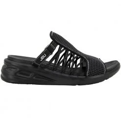 JBU Weston Slide Outdoor Sandals - Womens Black White