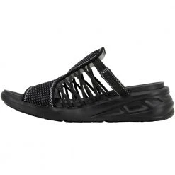JBU Weston Slide Outdoor Sandals - Womens Black White -Rogan‘s Shoes shop JB B2WES BLK3