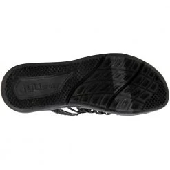 JBU Weston Slide Outdoor Sandals - Womens Black White -Rogan‘s Shoes shop JB B2WES BLK4