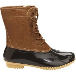 JBU Maplewood Womens Waterproof Duck Boots Chocolate Brown