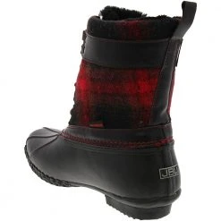 JBU Vancouver Plaid Rubber Boots - Womens Black Red -Rogan‘s Shoes shop JB B9VAP01 XRD3