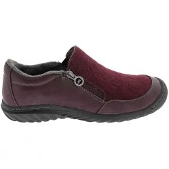 JBU Crimson Slip On Casual Shoes - Womens Wine