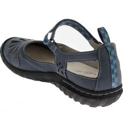 JBU Wildflower Encore Slip On Casual Shoes - Womens Denim -Rogan‘s Shoes shop JB JB18WFE BLU3