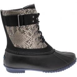 JBU Calgary Weather Ready Rubber Boots - Womens Black Python Navy