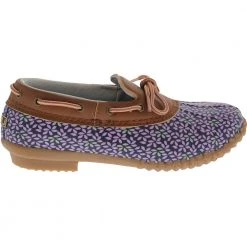 JBU Gwen Garden Ready Womens Duck Shoes Navy Lilac Ready