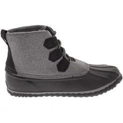 JBU Nala Weather Ready Rubber Boots - Womens Black Grey Felt