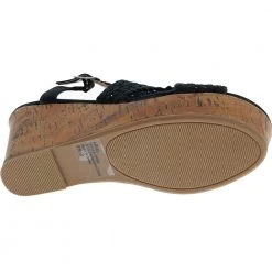 Jellypop Arial Sandals - Womens Black -Rogan‘s Shoes shop JP ARIAL BLK4