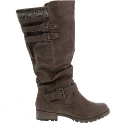 Jellypop Creed Tall Dress Boots - Womens Mushroom