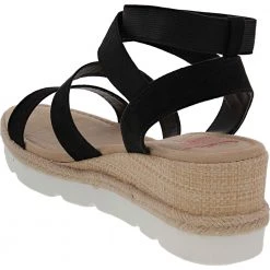 Jellypop Mercedes Sandals - Womens Black -Rogan‘s Shoes shop JP MERCEDES BLK3