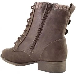 Jellypop Plucky Casual Boots - Womens Dark Brown Smooth -Rogan‘s Shoes shop JP PLUCKY BRN3