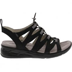 J Sport Prism Sandals - Womens Black White