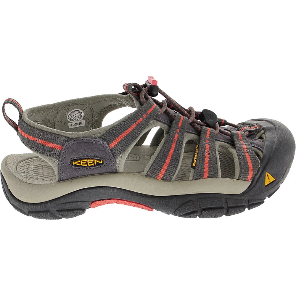 KEEN Newport H2 Outdoor Sandals - Womens Magnet Hot Coral 1 KEEN Newport H2 Outdoor Sandals - Womens Magnet Hot Coral